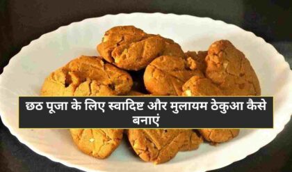 Thekua Recipe छठ पूजा के लिए स्वादिष्ट और मुलायम ठेकुआ कैसे बनाएं