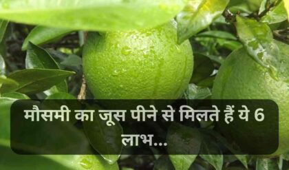 Mosambi Juice Benefits मौसमी का जूस पीने से मिलते हैं ये 6 लाभ, जानकर रह जाएंगे हैरान